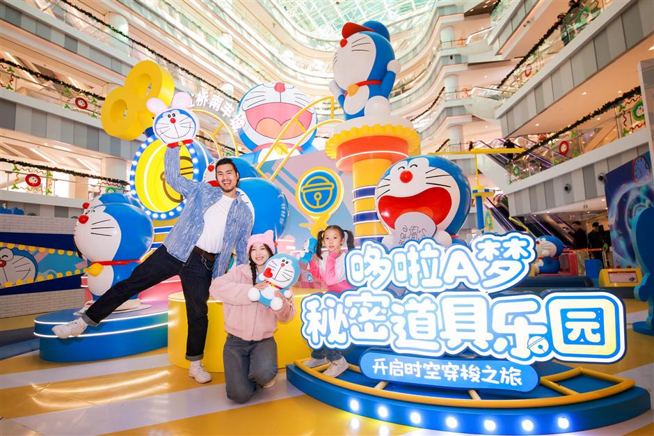 Everyone's favorite blue cat, Doraemon, comes to Shanghai for a special exhibition